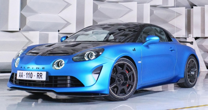 Brakes on a Jointly Developed Electric Sports Car from Alpine and Lotus