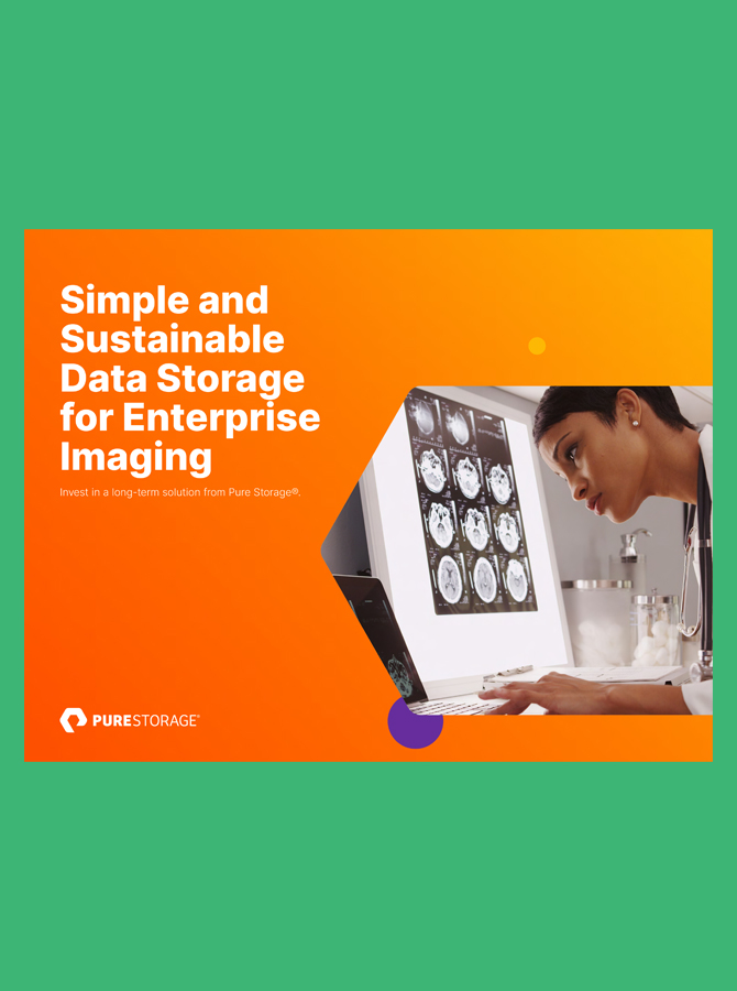 Simple and Sustainable Data Storage for Enterprise Imaging