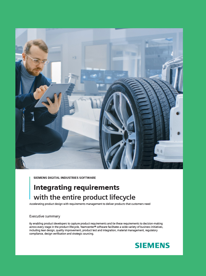 Integrating Requirements with the Entire Product Lifecycle