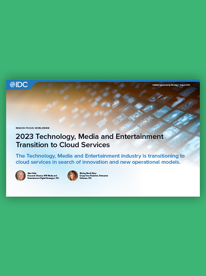 2023 Technology, Media and Entertainment Transition to Cloud Services