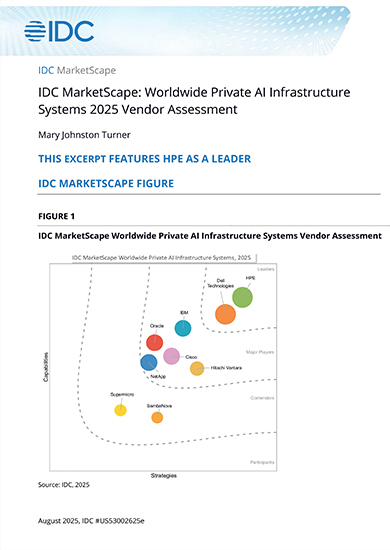 تقرير IDC MarketScape: تقييم موردي أنظمة البنية التحتية الخاصة بالذكاء الاصطناعي على مستوى العالم لعام 2025