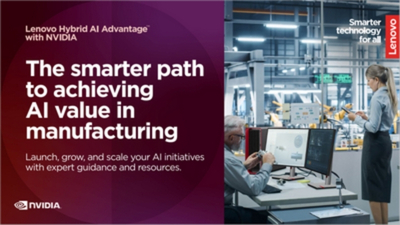 联想与NVIDIA的混合AI优势™：在制造业中实现AI价值的更智能途径