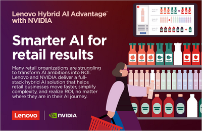 Lenovo Hybrid AI Advantage™携手NVIDIA：更智能的AI助力零售业绩
