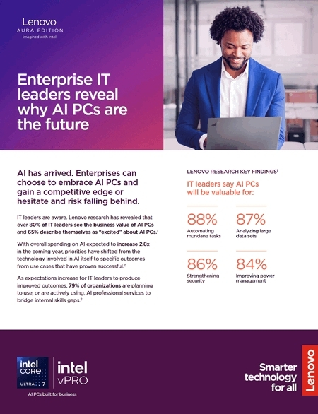 Por qué los líderes de TI están invirtiendo en PC con IA más inteligentes